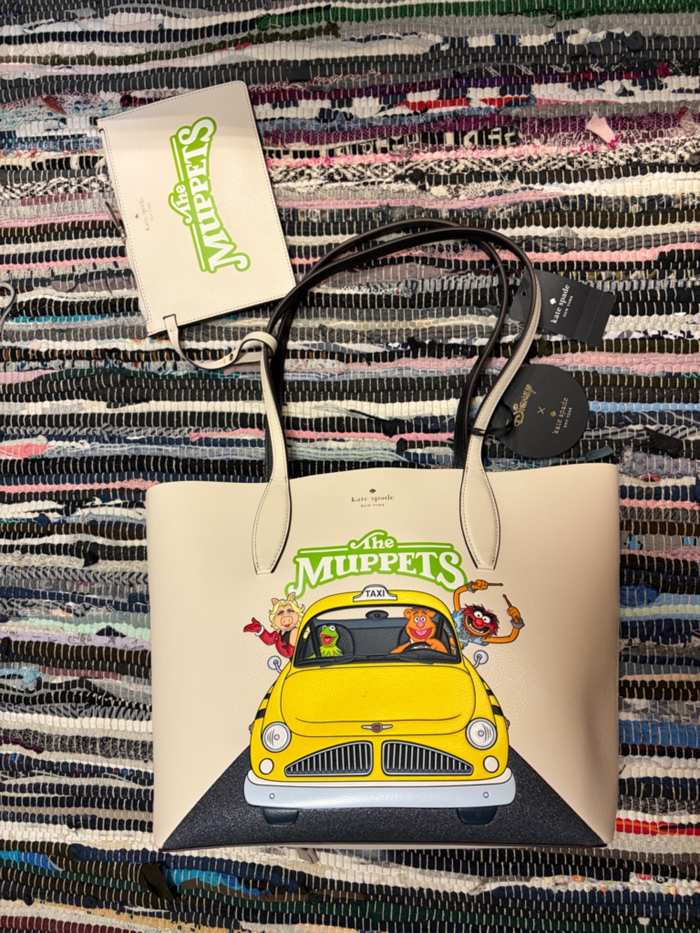 ♠️ Kate Spade New York X Disney Muppets Tote, Parchment NWT READ - Picture 4 of 6